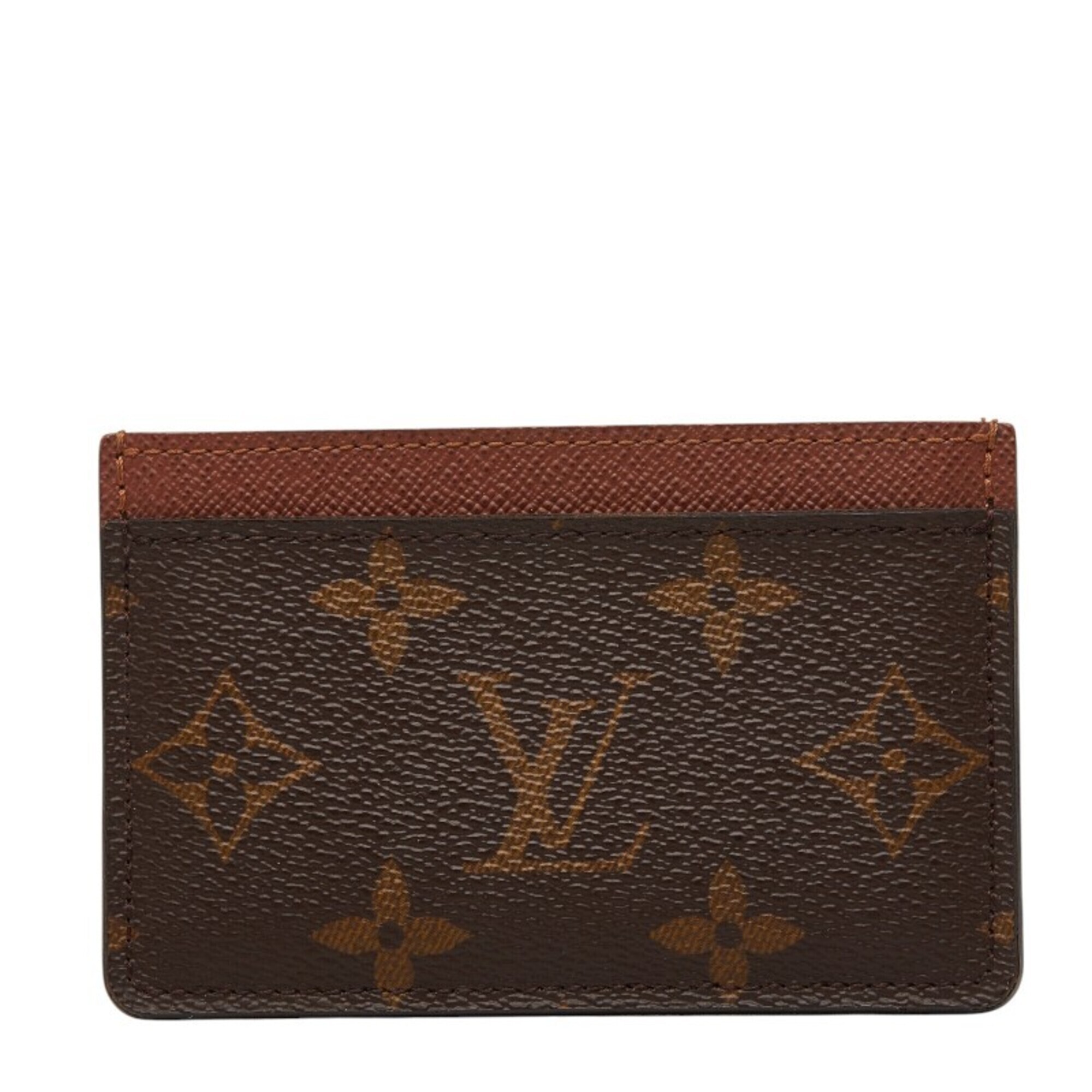 Louis Vuitton Monogram Porte Cartes Simple Business Card Holder/Card Case M61...